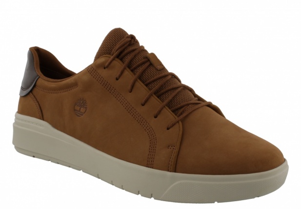 Timberland Seneca Bay Oxford Rust Nubuck Leather Trainers for Men 0A5S9C